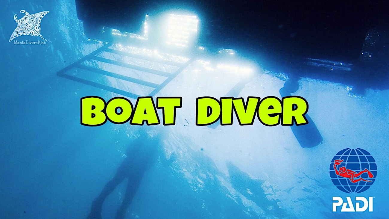 غواصی از روی قایق